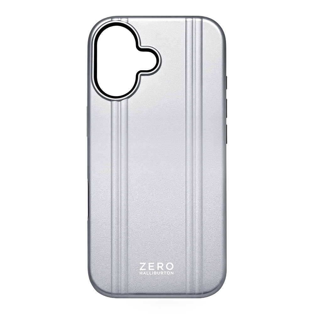 ZERO HALLIBURTON Hybrid Shockproof Case (Matte Silver)