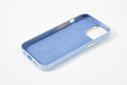 【iPhone15 Pro】Sparkling Case(blue)