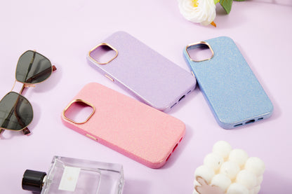 【iPhone15 Pro】Sparkling Case(rose pink)