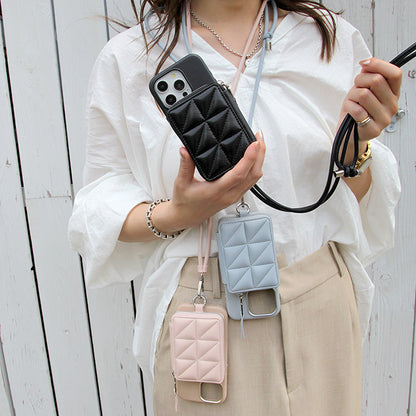 Mag Shoulder Mini Wallet (pale blue)