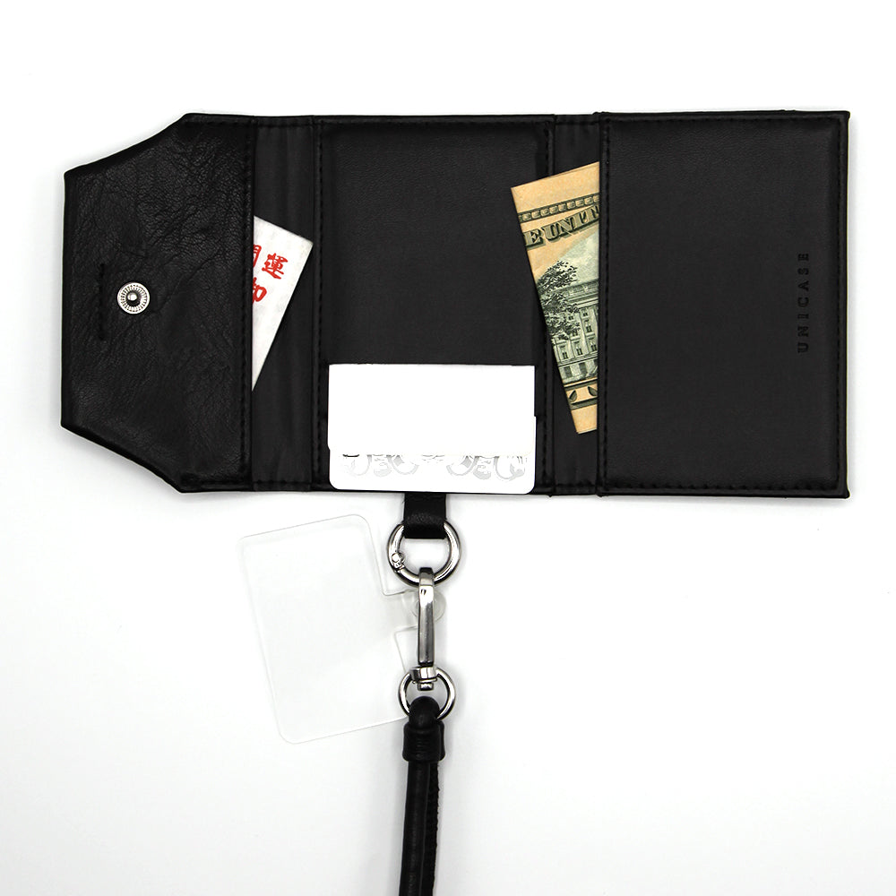 Mag Shoulder Card Wallet (black)