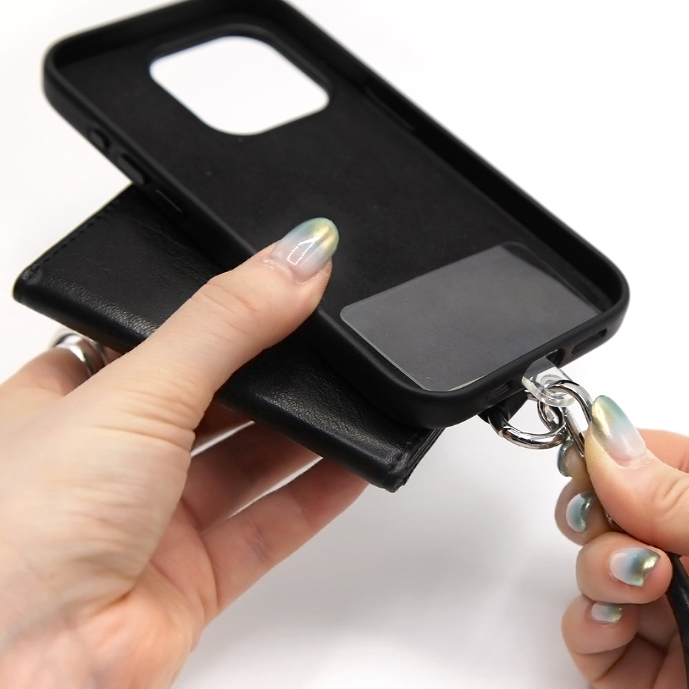 Mag Shoulder Card Wallet (pale blue)