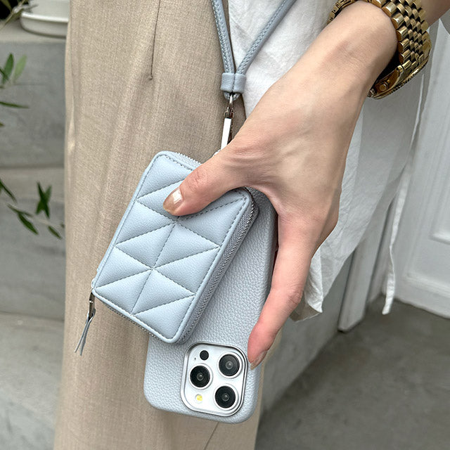 Mag Shoulder Mini Wallet (pale blue)