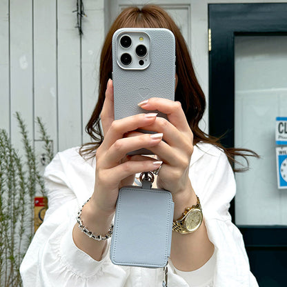 Mag Shoulder Mini Wallet (pale blue)