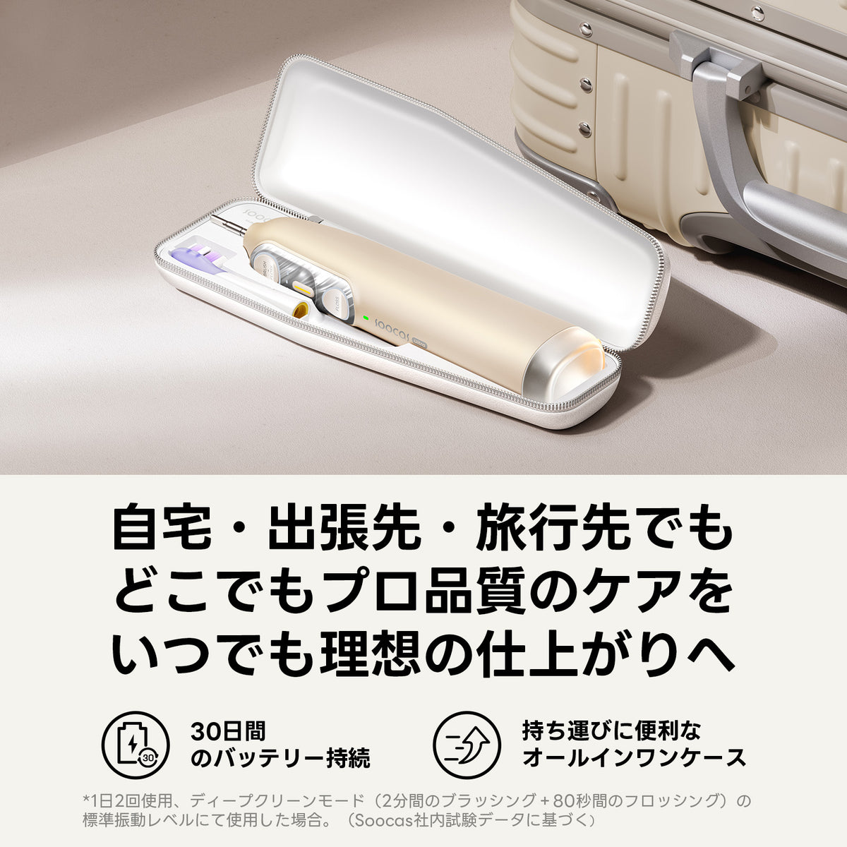 Soocas (ソーカス) MultiClean ウルトラクリーン 替えブラシ　ホワイト