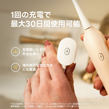 Soocas (ソーカス) MultiClean ウルトラクリーン 替えブラシ　ホワイト