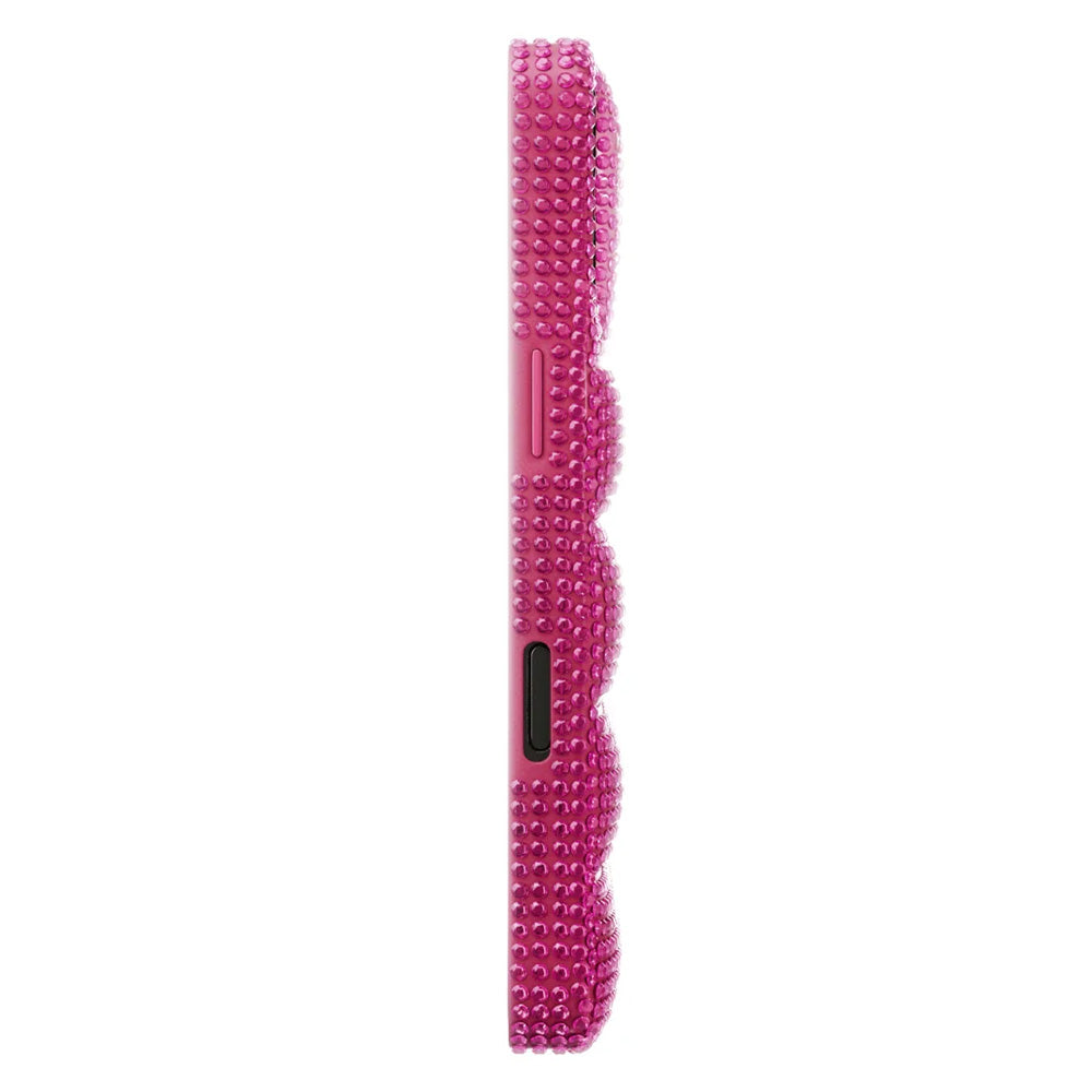 THE PUFFER CASE (PINK RHINESTONE)