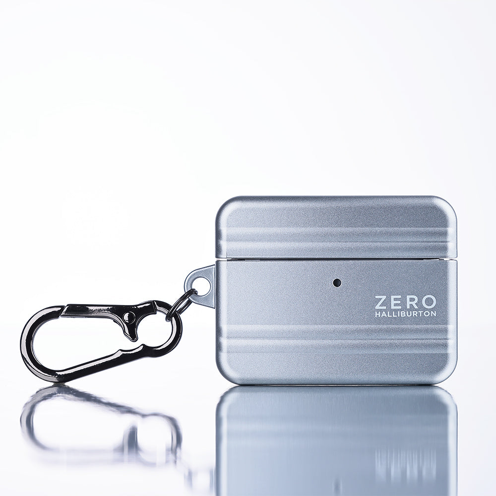 ZERO HALLIBURTON AirPods Pro3 Shockproof Case (Matte Silver)