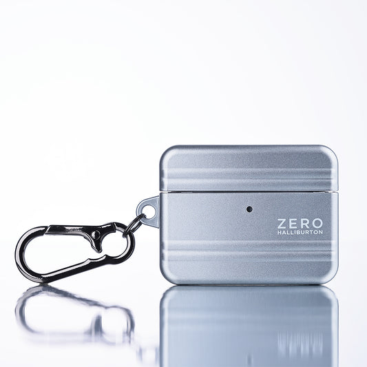 ZERO HALLIBURTON AirPods Pro3 Shockproof Case (Matte Silver)