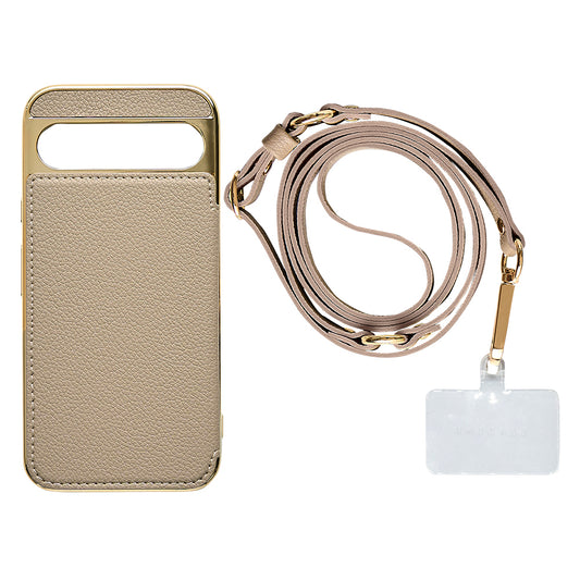 【GooglePixel 8a】Cross Body Case Duo (greige)