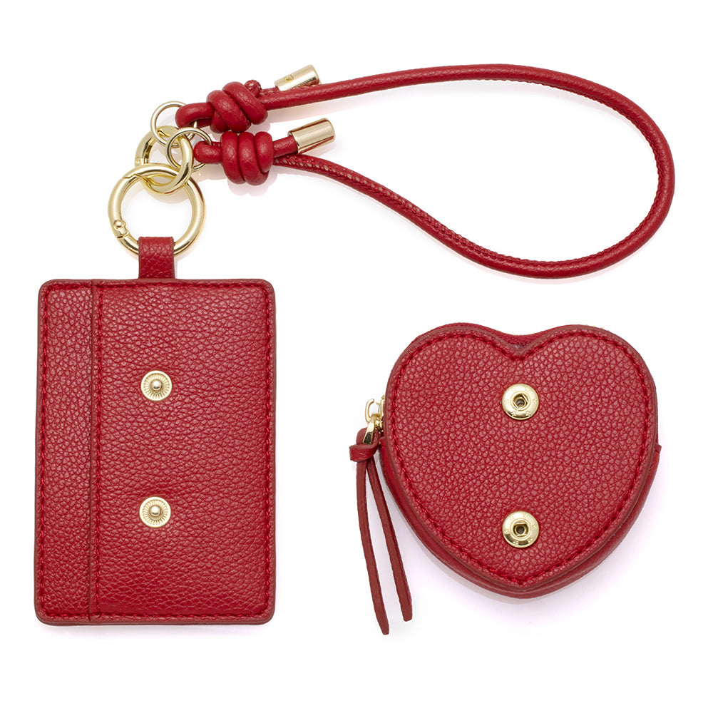 heart charm mag case (silver)