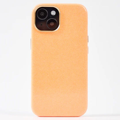【iPhone15 Pro】Sparkling Case(orange)