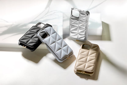 Triangle Puffy Case (black)