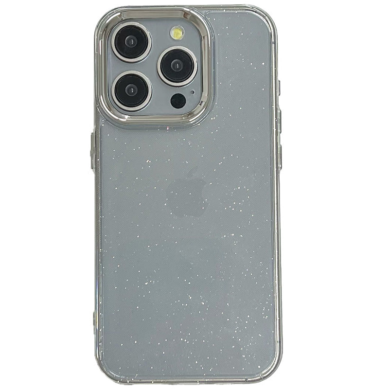 【iPhone15 Pro】クリアグリッターケース