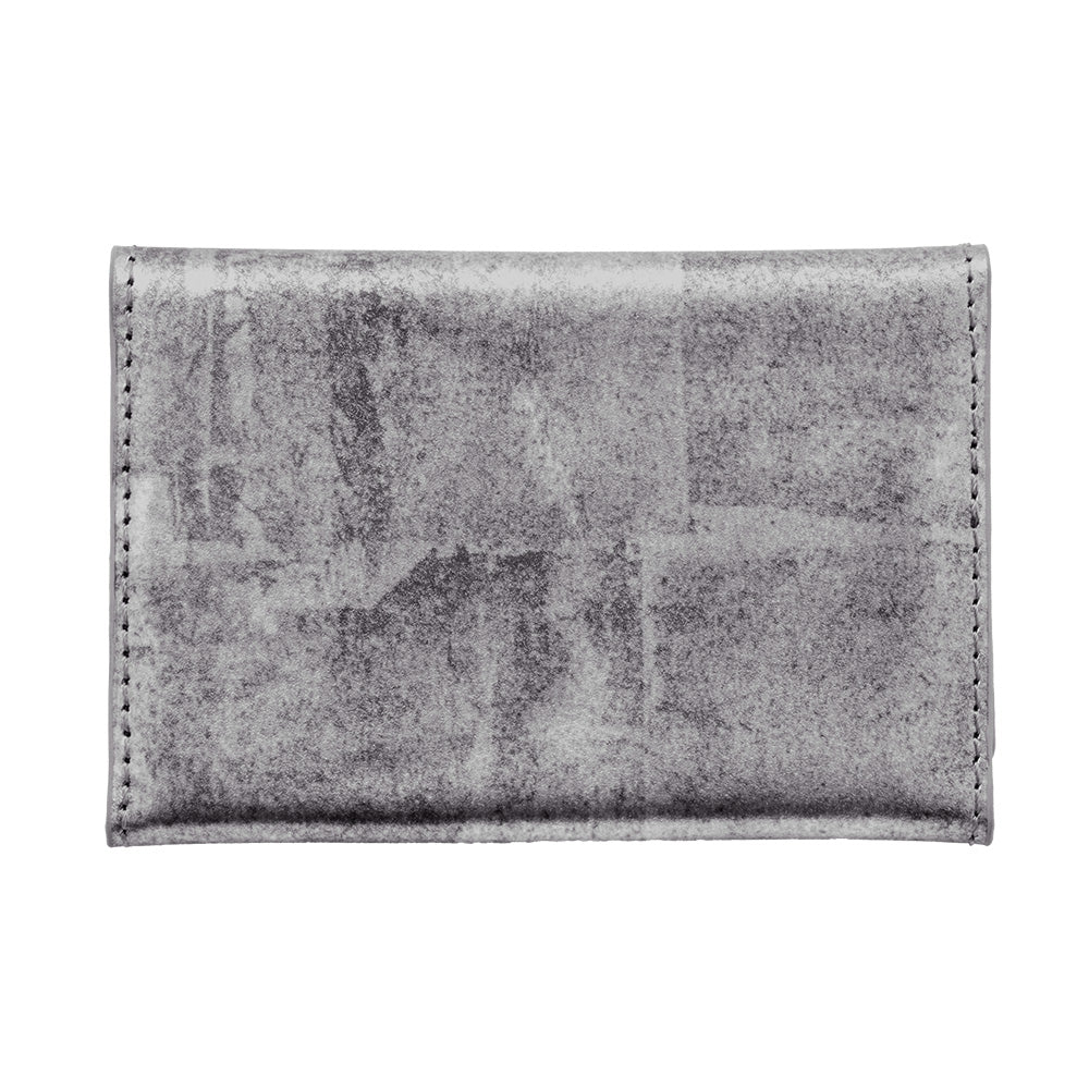 Leather Mag Card Case (Silver)