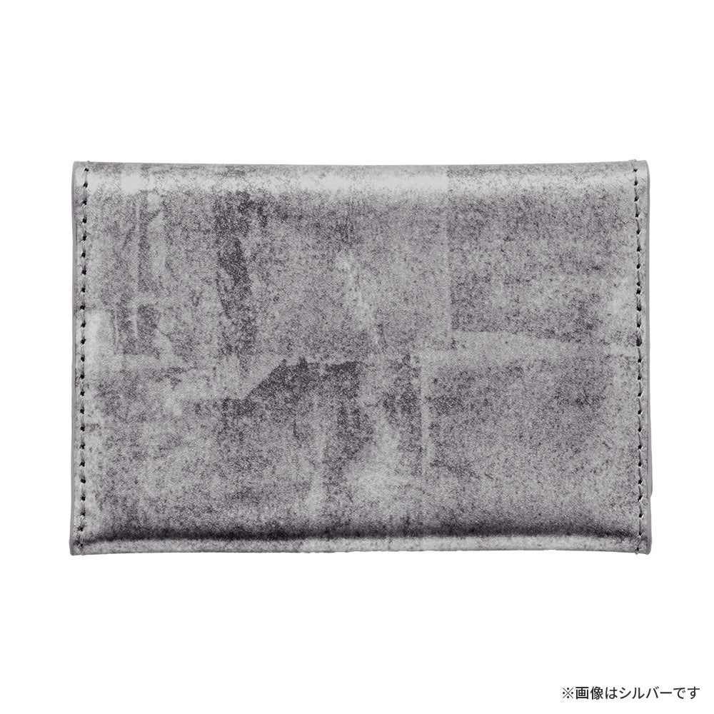 Leather Mag Card Case (Steel Blue)