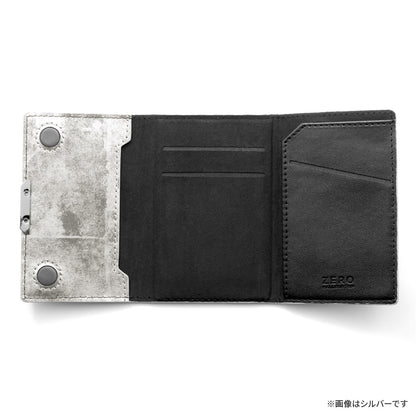 Leather Mag Card Case (Steel Blue)