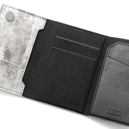 Leather Mag Card Case (Silver)