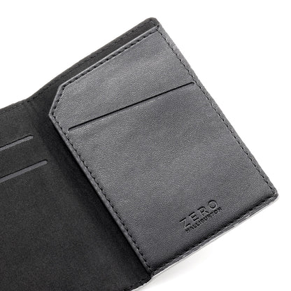 Leather Mag Card Case (Steel Blue)