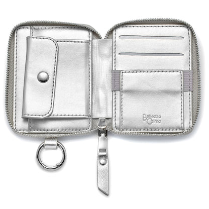 【MagSafe アクセサリー】Mag Coin Case with Hand Strap(silver)