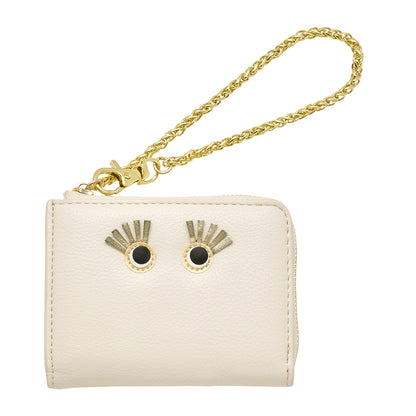 follow me mini wallet (ivory)