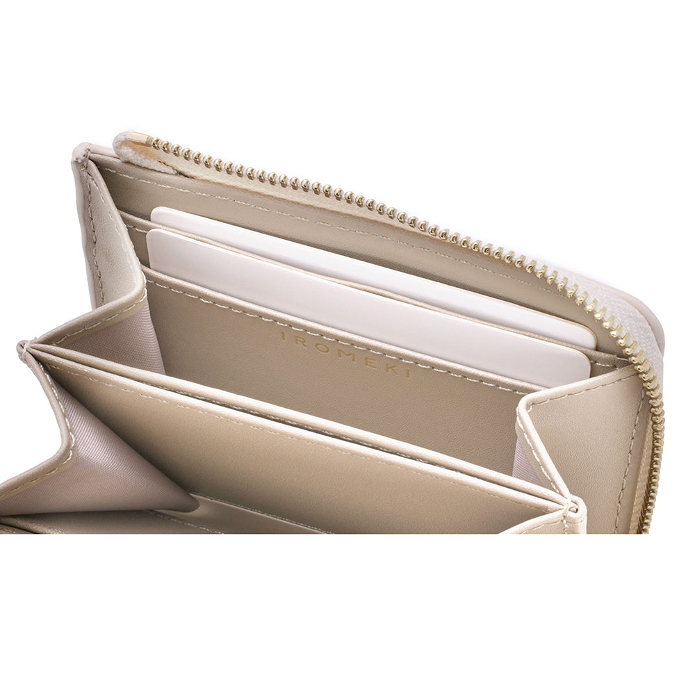 follow me mini wallet (ivory)