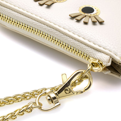 follow me mini wallet (ivory)