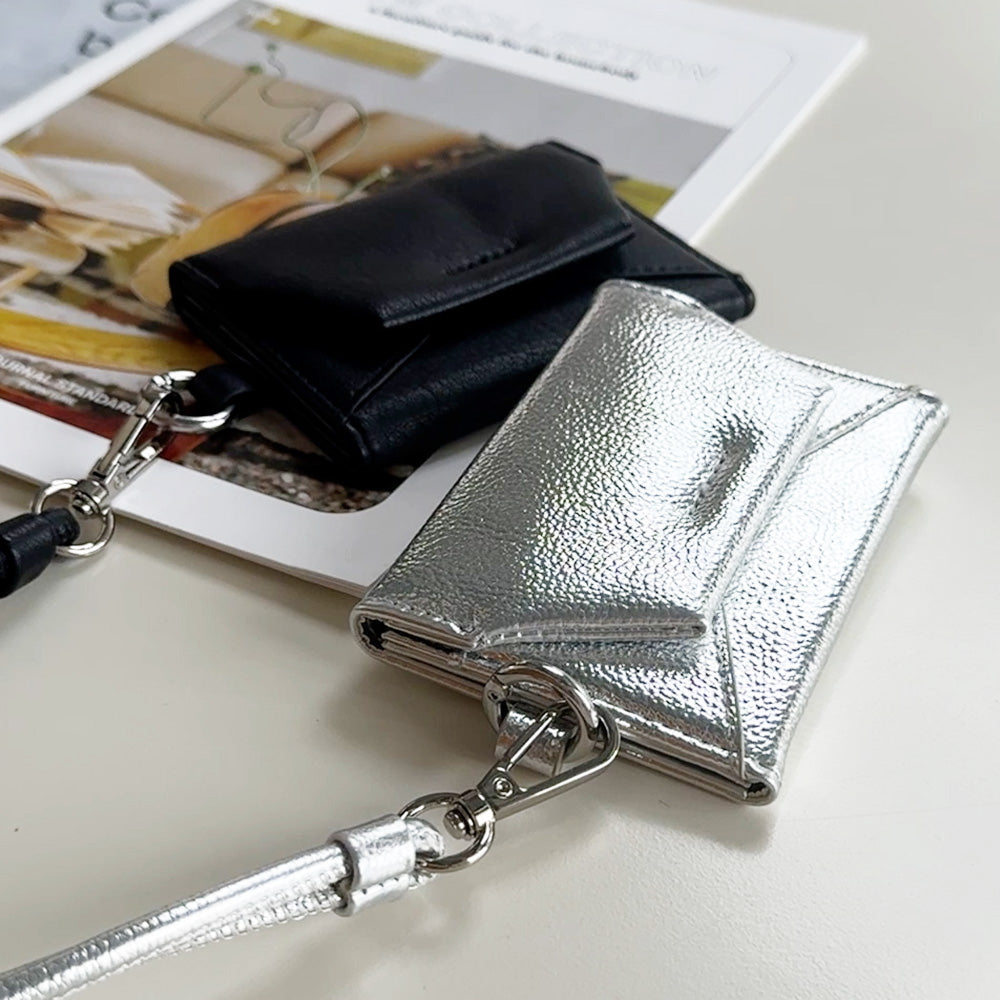 Mag Shoulder Card Wallet (black)