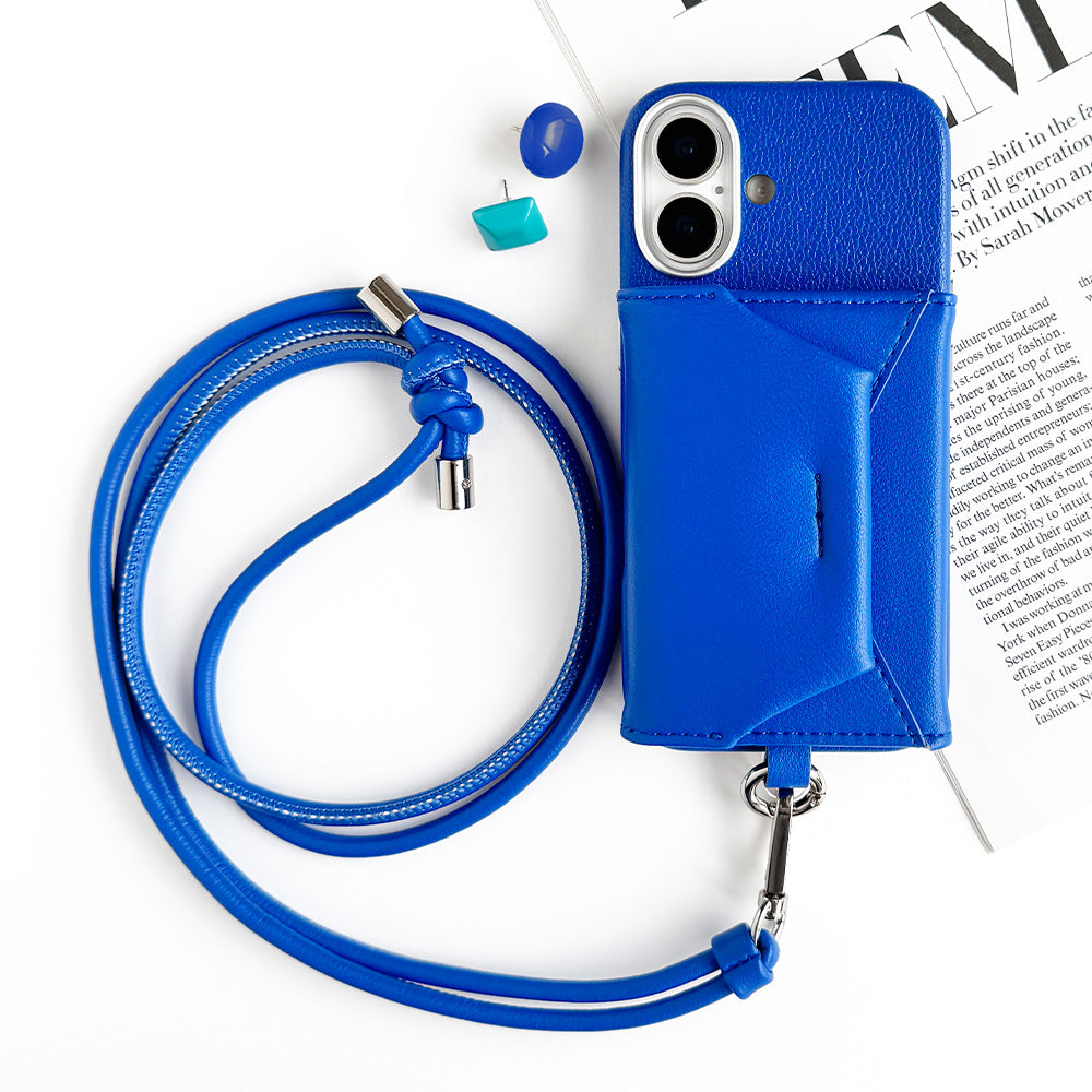 Mag Shoulder Card Wallet (blue)