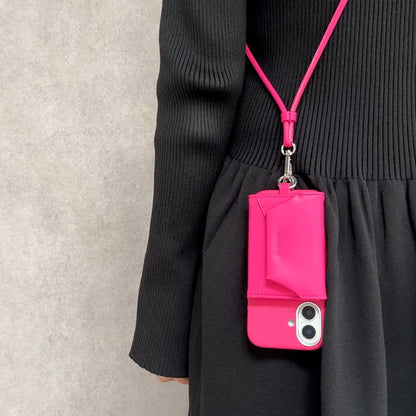 Mag Shoulder Card Wallet (pink2)