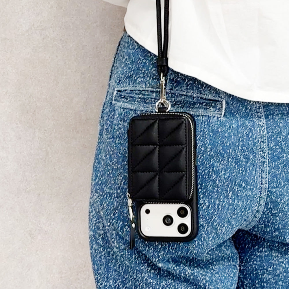 Mag Shoulder Mini Wallet (black)