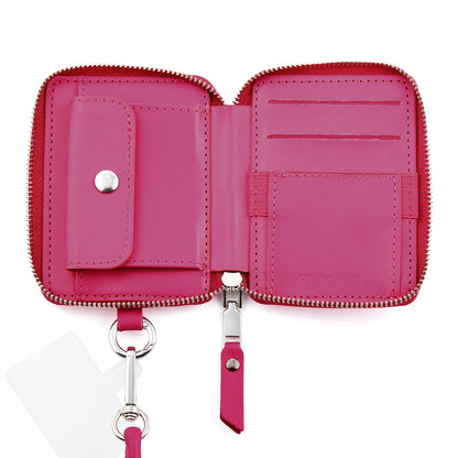Mag Shoulder Mini Wallet (pink2)