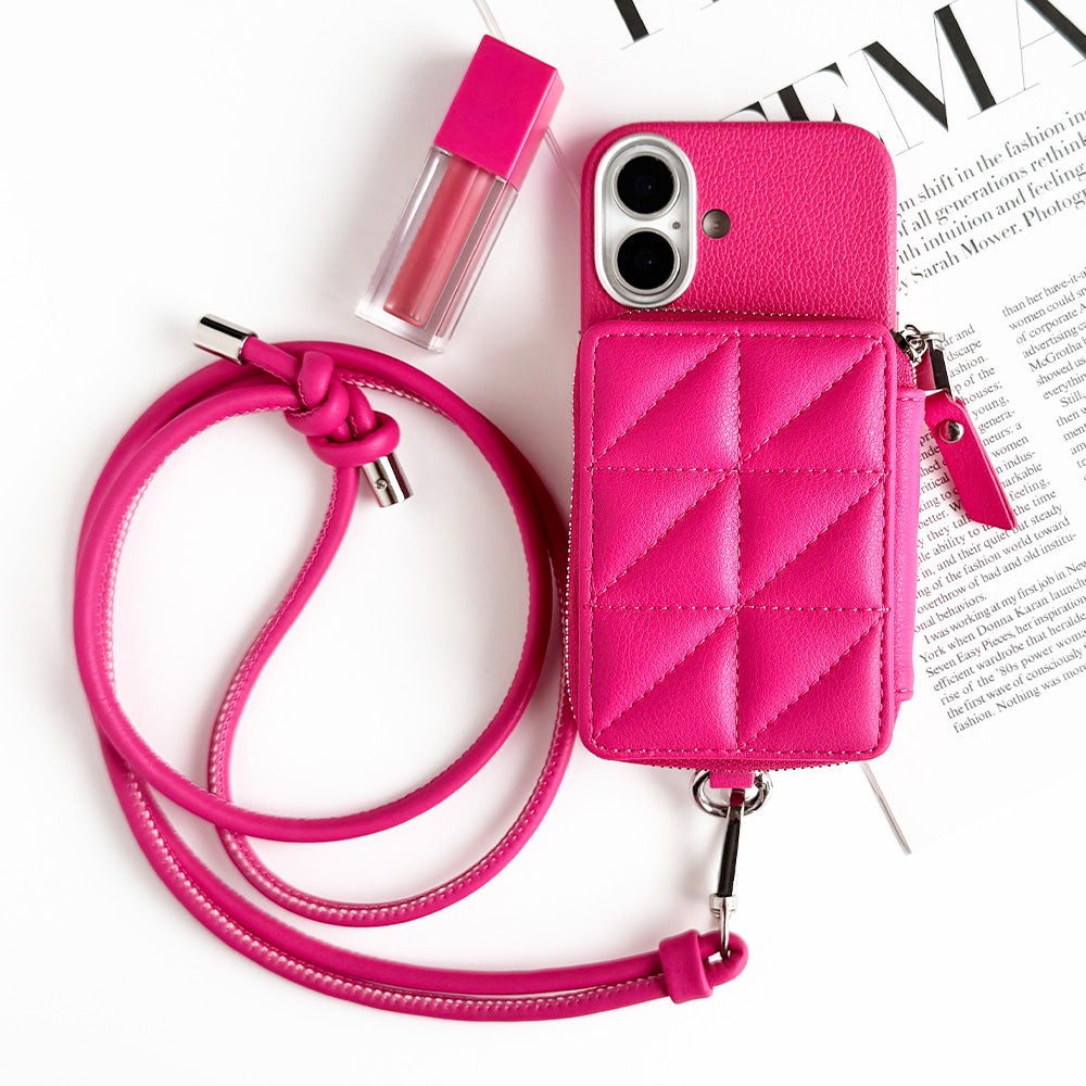 Mag Shoulder Mini Wallet (pink2)