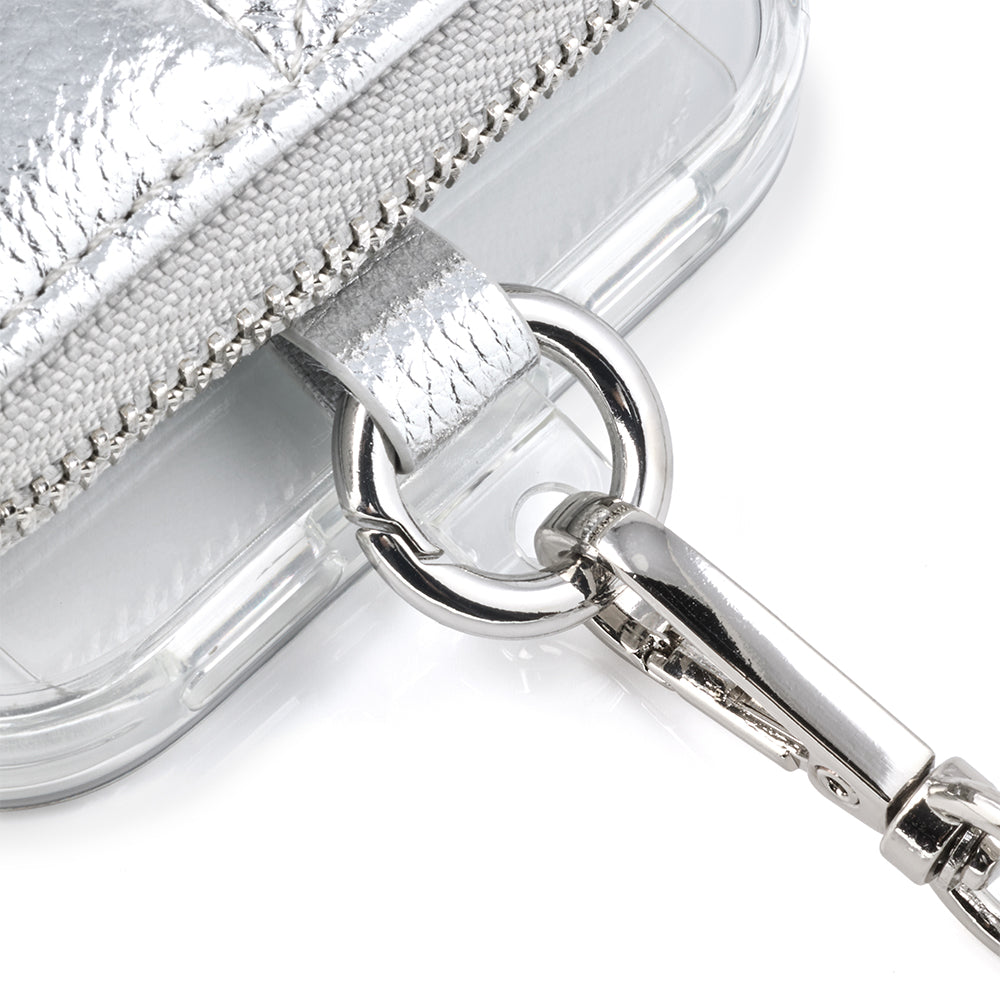 Mag Shoulder Mini Wallet (silver)
