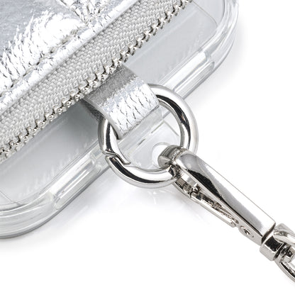 Mag Shoulder Mini Wallet (silver)