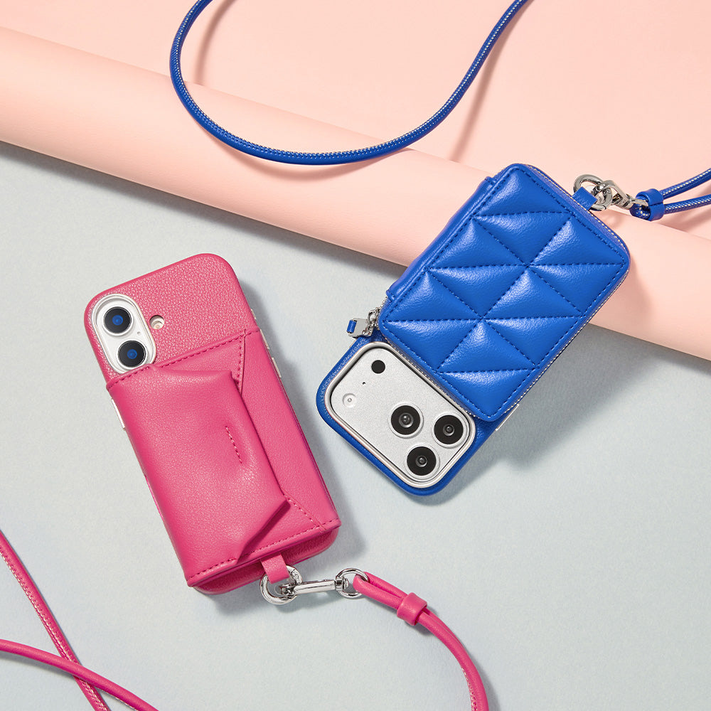 Mag Shoulder Card Wallet (pink2)