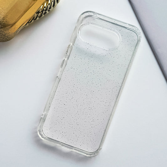 Hybrid Clear Glitter Case Pixel9a