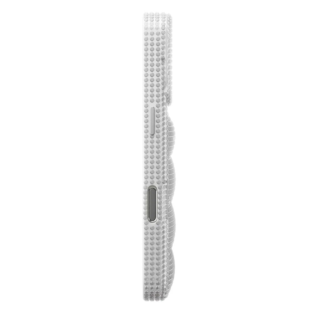 THE PUFFER CASE (RHINESTONES IN SILVER)