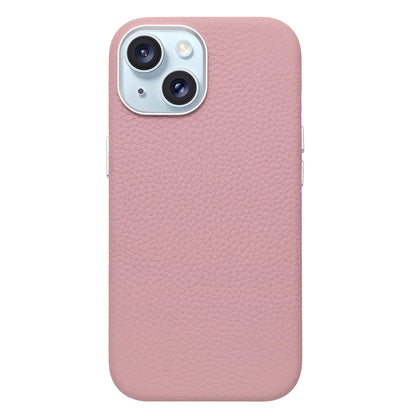 Rich in color Leather Mag Case (peach pink)