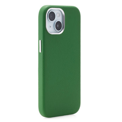 Rich in color Leather Mag Case (avocado green)