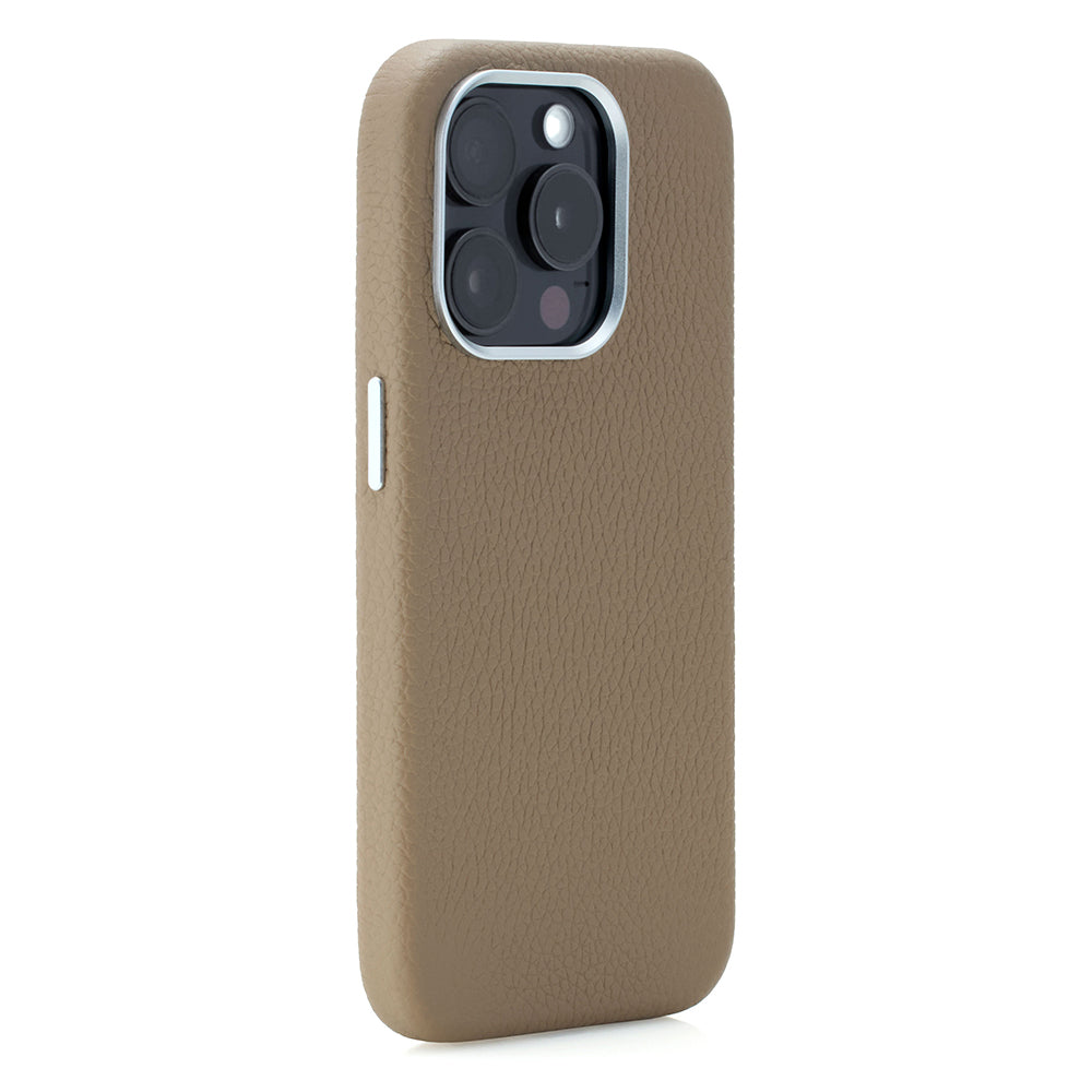 Rich in color Leather Mag Case (avocado green)