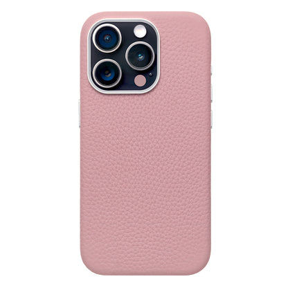 Rich in color Leather Mag Case (peach pink)