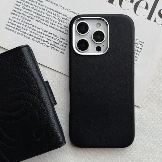 Real Leather Mag Case (BLACK)