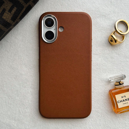 Real Leather Mag Case (BROWN)