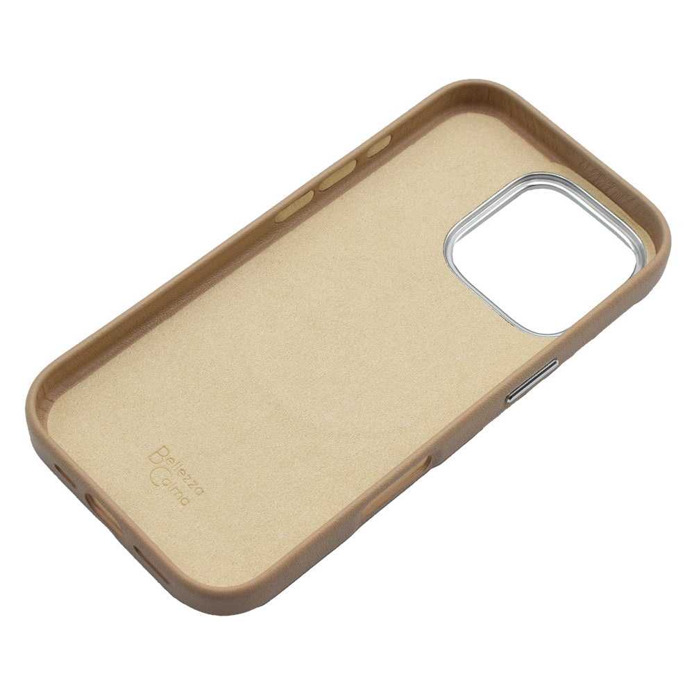 Real Leather Mag Case (GREIGE)