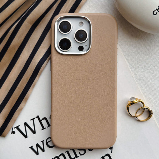 Real Leather Mag Case (GREIGE)