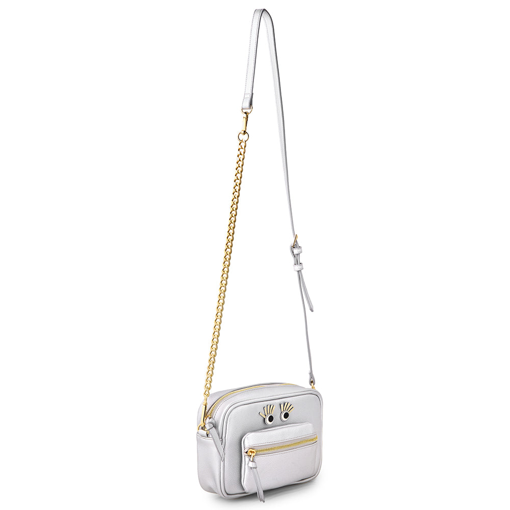 follow me small bag (silver)