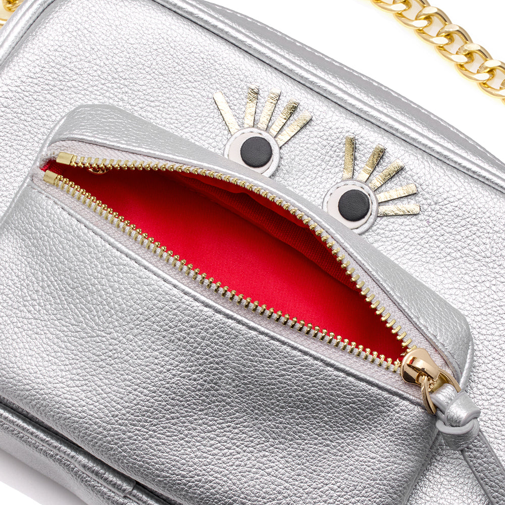follow me small bag (silver)