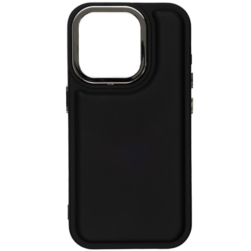 【iPhone15 Pro】ソフトパフケース (ブラック)