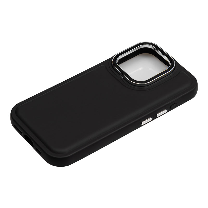 【iPhone15 Pro】ソフトパフケース (ブラック)